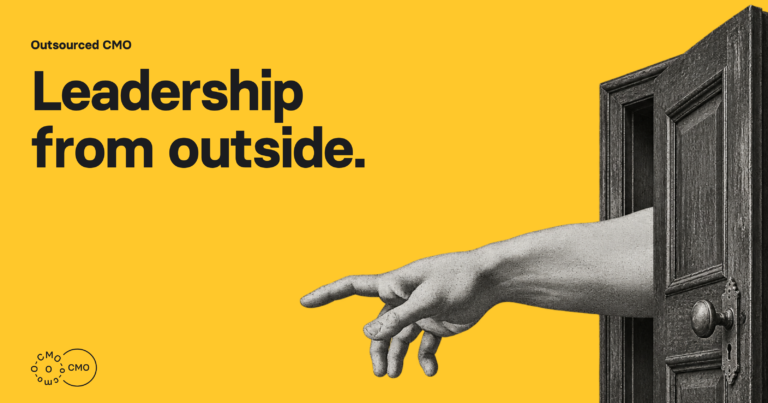 Outsourced CMO: What It Means and When It Works editorial collage