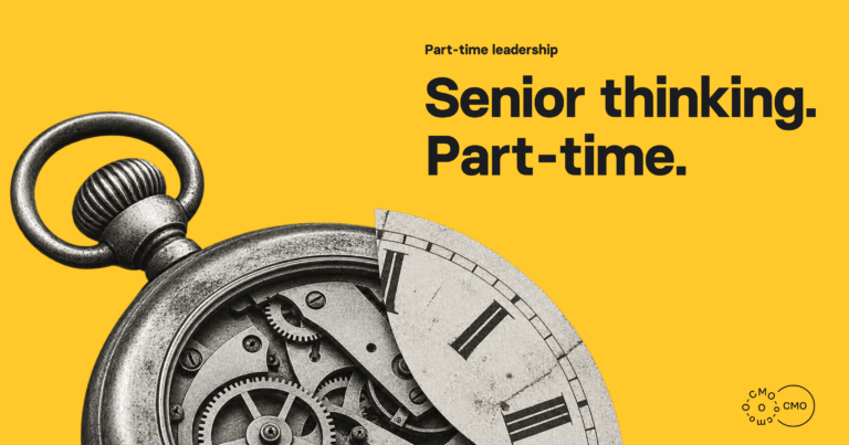 Part-Time CMO Services: How They Work in 2026 editorial collage